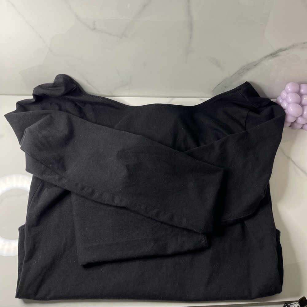 Black small bodysuit